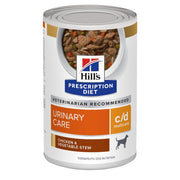 Hill's Prescription Diet Wet Dog C/D Can 354g x 12 cans (Chicken & Vege Stew)