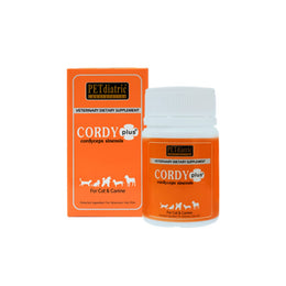 PETdiatric CORDYPLUS 30 Cordyceps Sinesis 30 Tablets | For Cats and Dogs