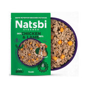 Natsbi Steamed Chicken Lamb For Dog 200g
