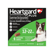 Heartgard Plus For Dogs (Blue / Green / Brown) 6 Tablets in 1 Box