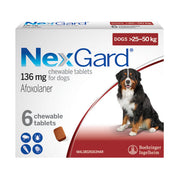 NexGard For Dogs 6 Chews (Fleas & Ticks Protection)