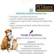 PETdiatric MAXIMUS MUSCLEX 60 Tablets
